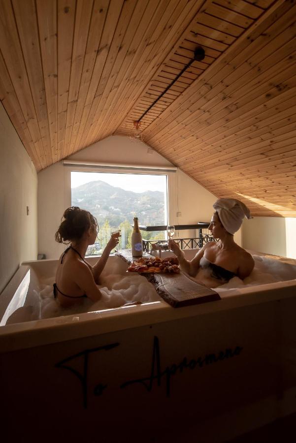 Aprosmeno Jacuzzi House 2 Apartment Agros Exterior photo