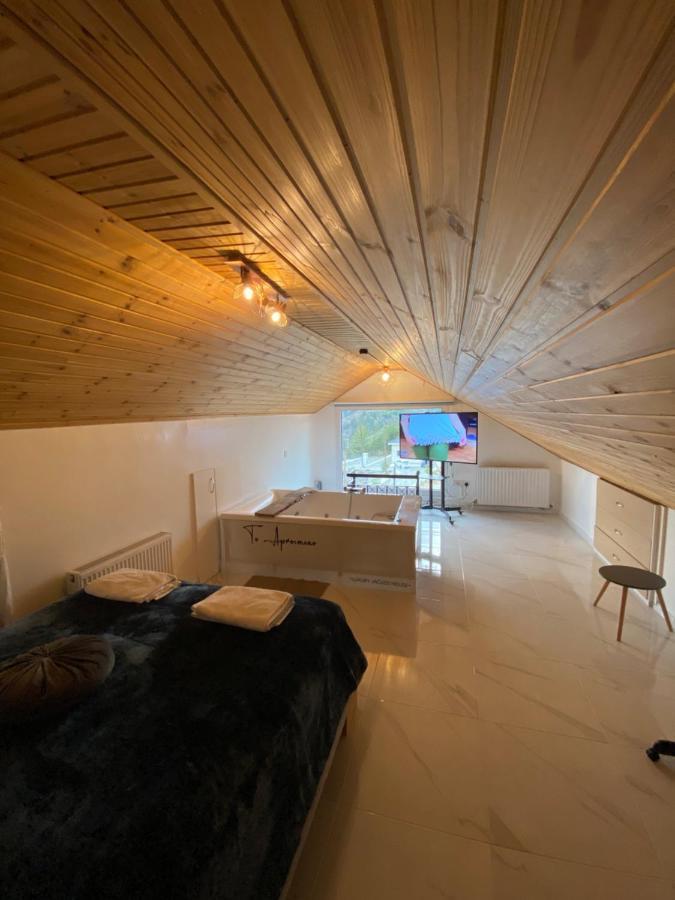 Aprosmeno Jacuzzi House 2 Apartment Agros Exterior photo